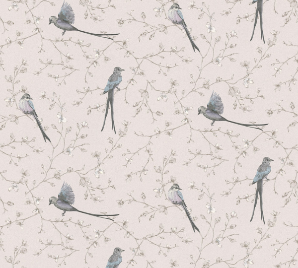 АS Creation Birds мотив / 38222-3 / 6 / 10,05*1,06 / Винил на Флизелине